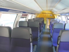 SBB S-Bahn Doppelstockwagen 1. 2. Klass Innenansicht