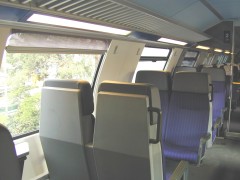 SBB S-Bahn Doppelstockwagen 1. 2. Klass Innenansicht